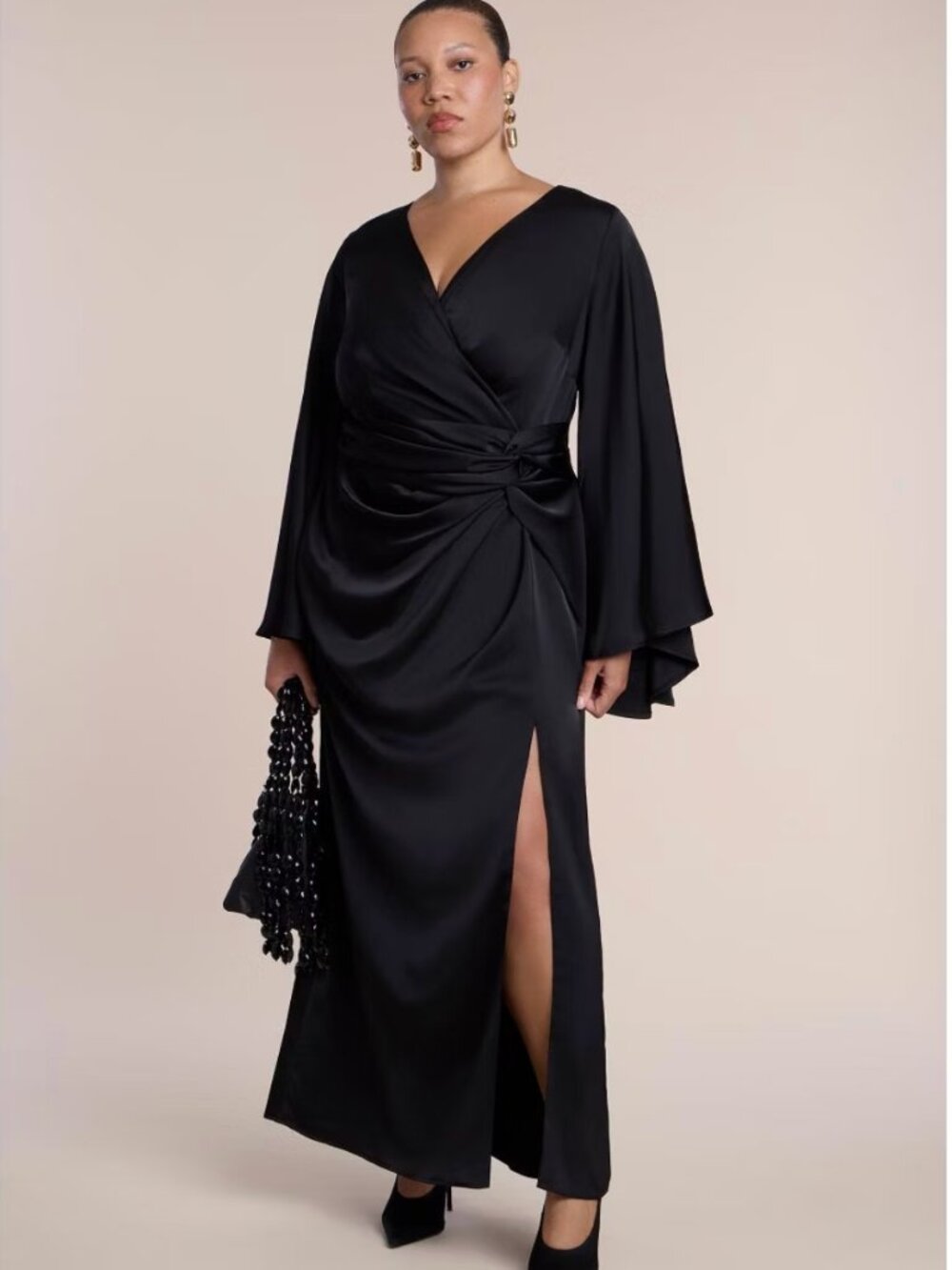 Eloquii Deep V cut Occassion Dress